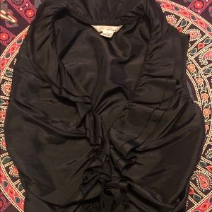 Sleeveless Ruffled Blouse